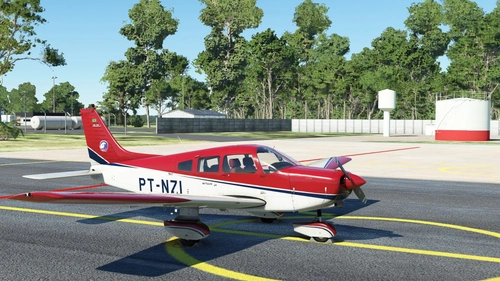 JustFlight Piper Warrior II - Aeroclube de Ponta Grossa (PT-NZI)
