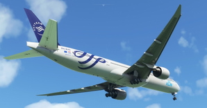 KLM "Skyteam livery" CaptainSim 777-300ER thumbnail 6