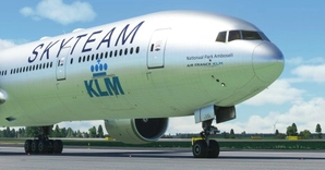 KLM "Skyteam livery" CaptainSim 777-300ER thumbnail 13