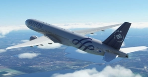 KLM "Skyteam livery" CaptainSim 777-300ER thumbnail 8