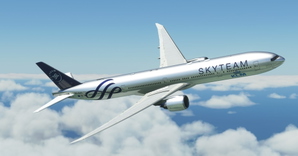 KLM "Skyteam livery" CaptainSim 777-300ER thumbnail 19