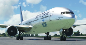 KLM "Skyteam livery" CaptainSim 777-300ER thumbnail 14