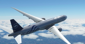 KLM "Skyteam livery" CaptainSim 777-300ER thumbnail 9