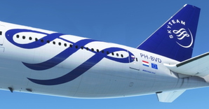 KLM "Skyteam livery" CaptainSim 777-300ER thumbnail 11
