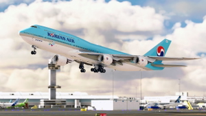 Korean Air Boeing 747-8i no mirror thumbnail 2