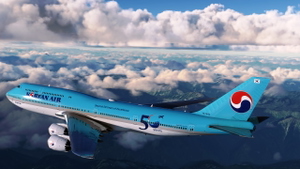 Korean Air Boeing 747-8i no mirror thumbnail 5