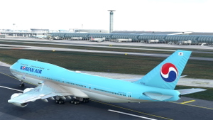 Korean Air Boeing 747-8i no mirror thumbnail 12