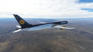Lufthansa blue/white concept 787 - 4K thumbnail 3