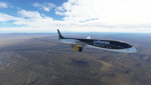 Lufthansa blue/white concept 787 - 4K thumbnail 2