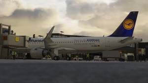 [A32NX] Lufthansa First to fly A320neo D-AINA 8k thumbnail 1
