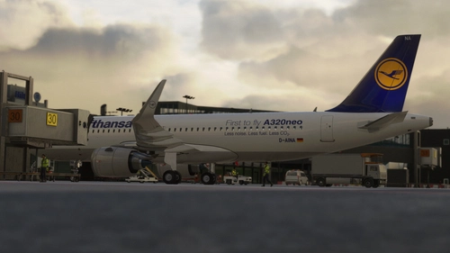 [A32NX] Lufthansa First to fly A320neo D-AINA 8k