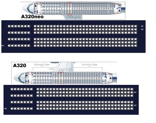 A320 & A320neo seatplan paxsim lukeairtool