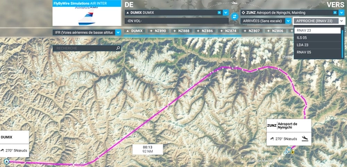 ZUNZ - China Tibet NyingChi Mainling (Linzhi Milin) Airport Navdata (NAIP free)