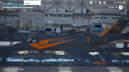 Max Verstappen's Falcon 900ex CJ4 version 