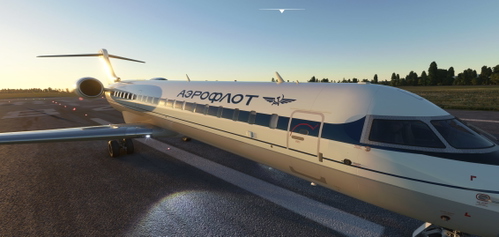 CRJ-550 Livery of AEROFLOT USSR
