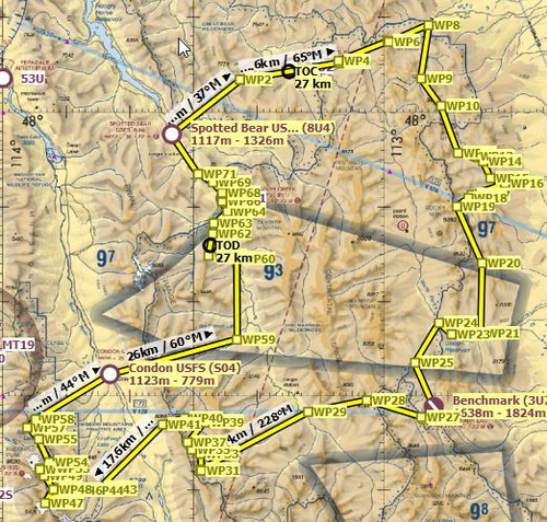 MONTANA  bush trip - navigation & STOL challenge