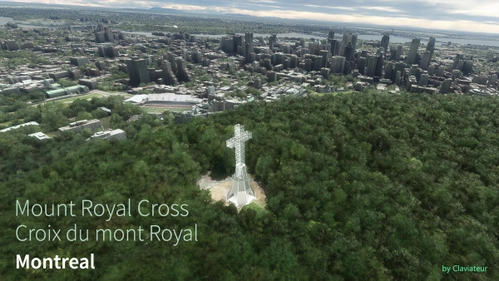 Montreal: Mount Royal Cross / Croix du Mont Royal 