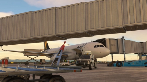 MSFS Lift Airlines (Black over Yellow Livery) [FBW A32NX]
