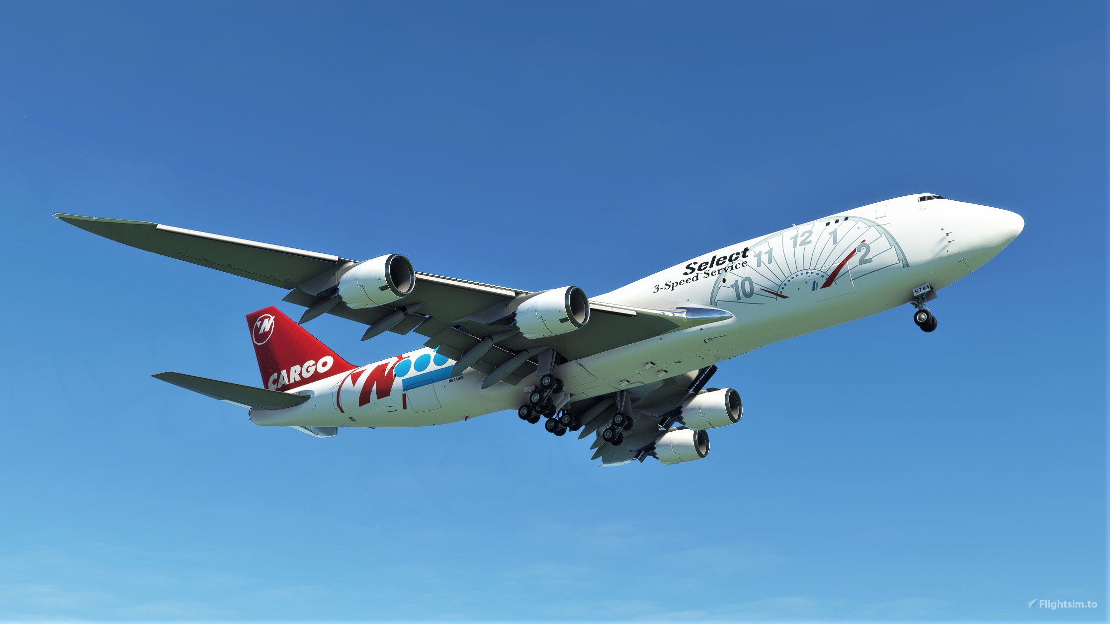 Northwest Cargo (3-Speed Service) [10K] - Asobo 747-8 for 