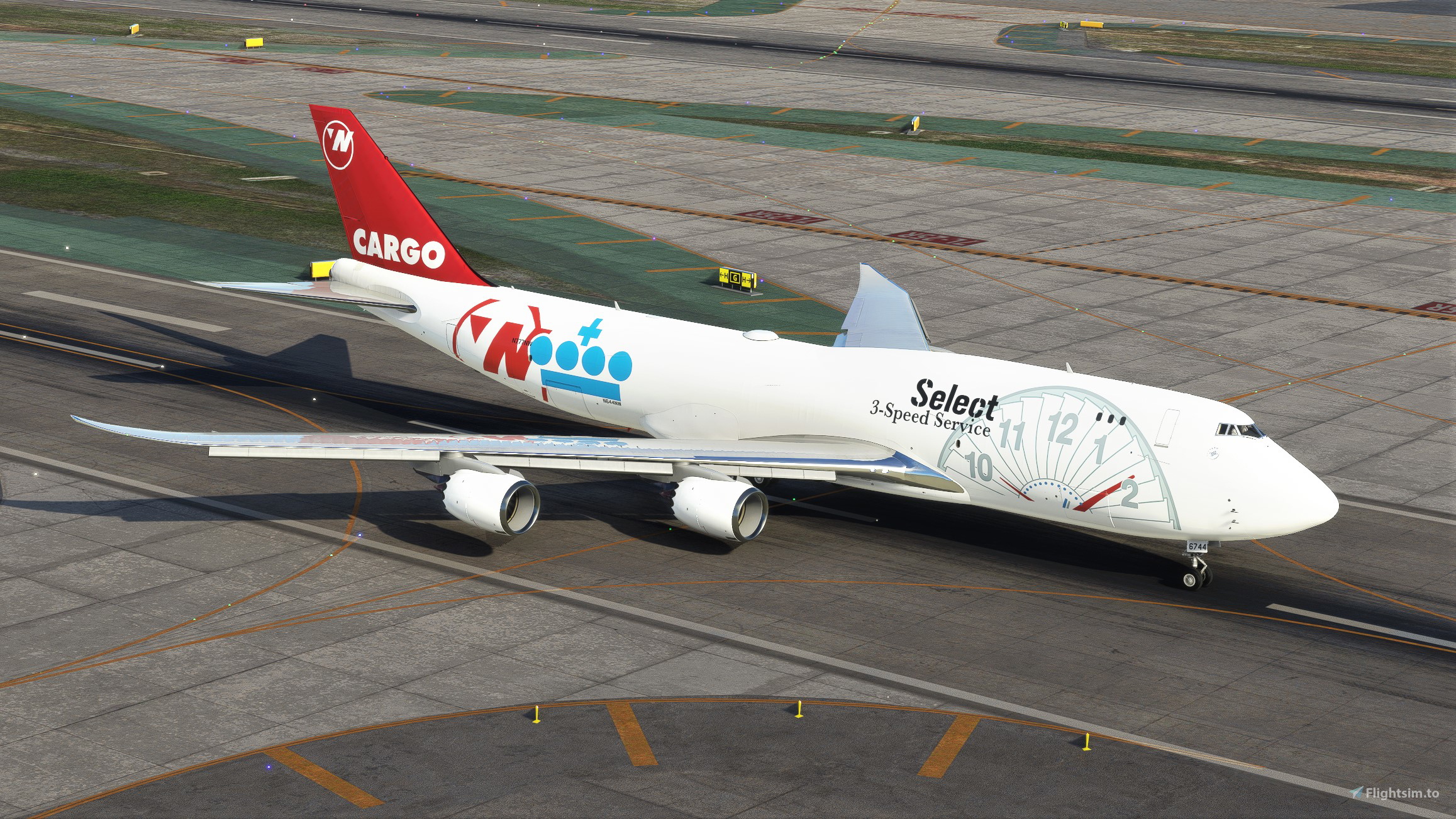 nwa cargo / ノースウエスト・カーゴ｜B747-200｜1/250　① NWA Cargo 747-200Fs – DRAW Decal