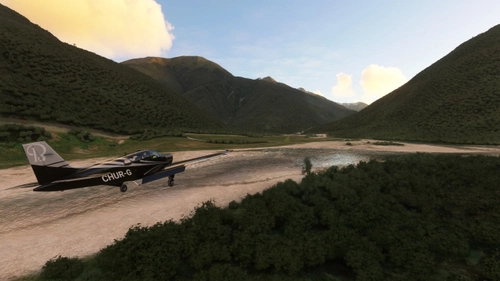 NZBF (Fictional ICAO / Real Airstrip) Burke's Flat Airstrip Haast
