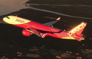 [A32NX] Peach Aviation A320 Neo JA201P 8k thumbnail 1