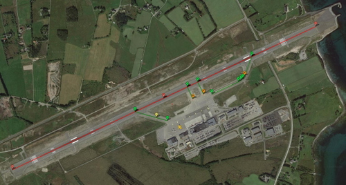Pilot2ATC Ålesund Airport, Vigra ENAL Taxiways and Gates 