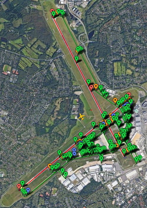 Pilot2ATC Hamburg EDDH Taxiways and Gates