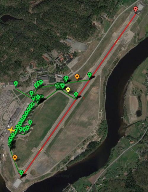 Pilot2ATC Kristiansand Airport, Kjevik ENCN Taxiways and Gates