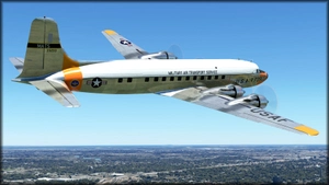PMDG DC-6 USAF 33293 Day Glow colors thumbnail 8