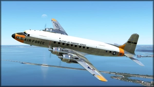 PMDG DC-6 USAF 33293 Day Glow colors thumbnail 9