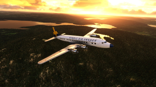 PMDG DC-6B Nordic Air Sweden, SE-BVA
