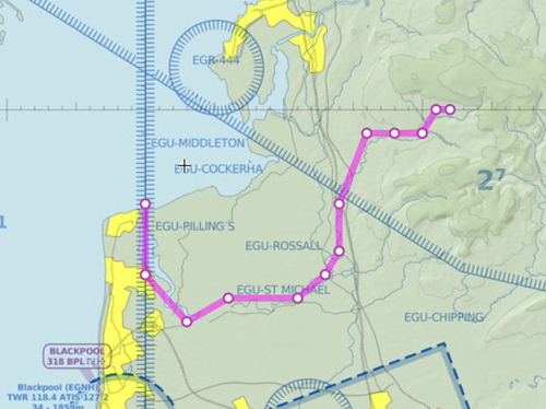 River Wyre flight plan