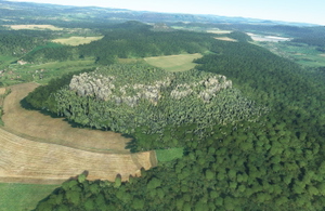 Saxon Switzerland - Table mountains to the left of the river Elbe thumbnail 6