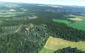 Saxon Switzerland - Table mountains to the left of the river Elbe thumbnail 9