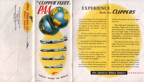 Self Loading Cargo DC-6B Pan-Am Cabin Layout 81 seats