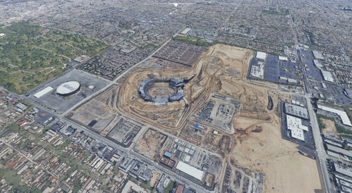 SoFi Stadium Under Construction