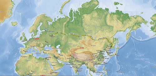 Tour along the Trans-Siberian Railway