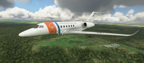 United States Coast Guard VIP Citation Longitude
