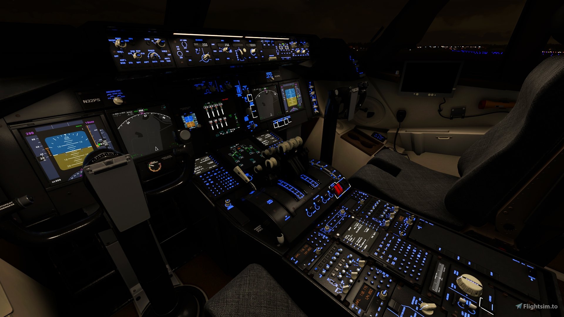 pmdg 777 cockpit lights