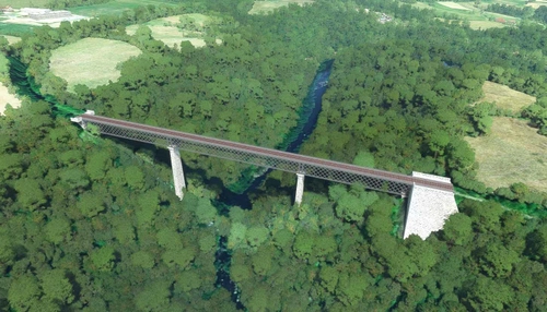 Viaduc de la Tardes (by Gustave Eiffel)