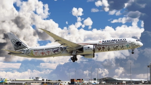 [3D Decal] Aeromexico B787-10 Quetzalcoatl  thumbnail 4
