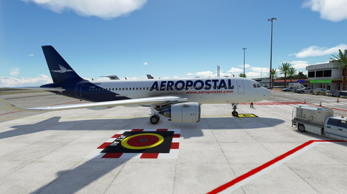 4k Aeropostal A320 Neo - Fictional paint (No mirroring texture)