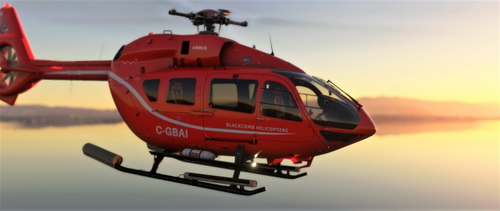 (8K) Airbus H145 Blackcomb Helicopters C-GBAI