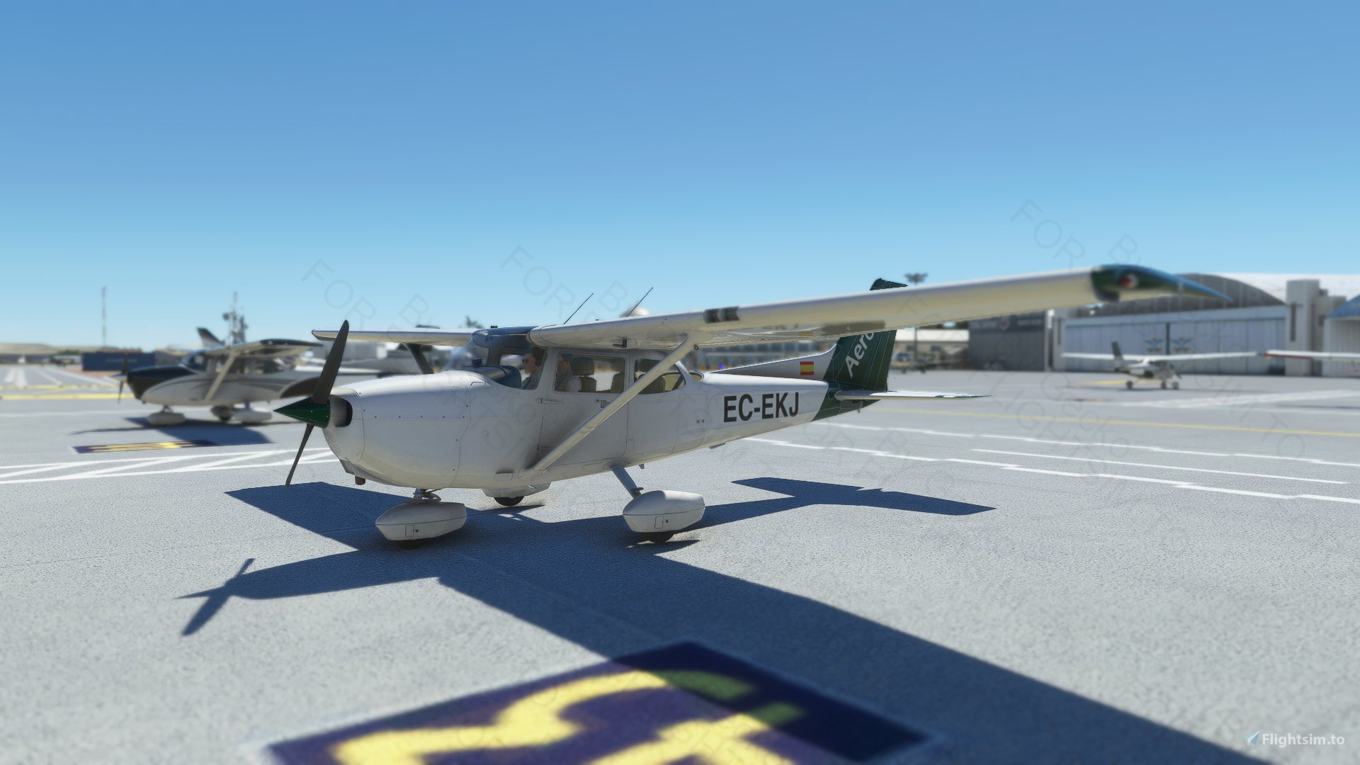 8K] Cessna 172 (G1000) Aerotec EC-EKJ for Microsoft Flight 