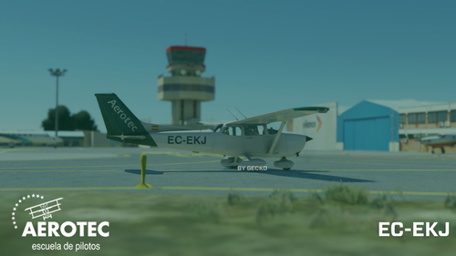 [8K] Cessna 172 (G1000) Aerotec EC-EKJ