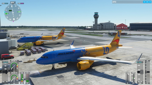 A320 Lando Norris Mcclaren Livery