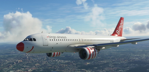 A320neo (Asobo) - Bingo Airways [8K Fictional]