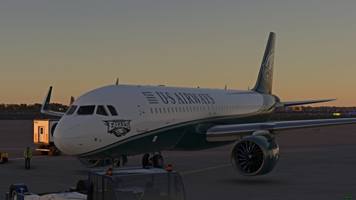 [A32NX] FlyByWire A320neo Philadelphia Eagles Fan Livery