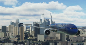 Air France "Olympic Games 2024 / Jeux Olympiques 2024" concept CaptainSim 777-300ER thumbnail 15